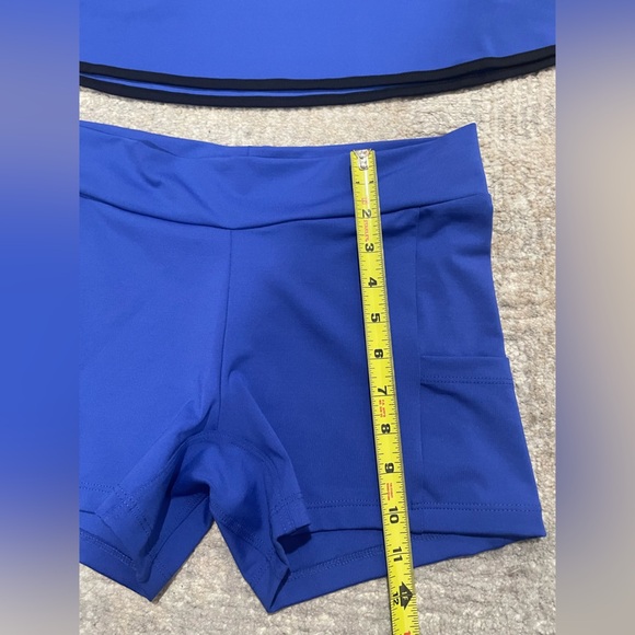 Olaya Sport Power Dress Deep Blue Size XS Stretchy Athletic Golf Tennis Shorts - Picture 8 of 16